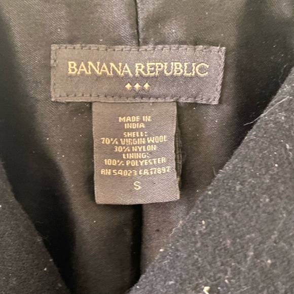 Banana Republic double breasted metal button coat - Picture 7 of 7